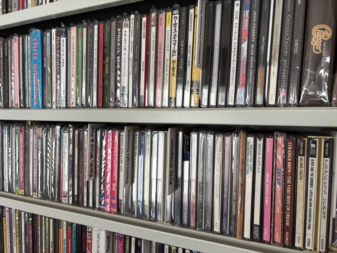 洋楽CDセット　棚付き　1500枚程度