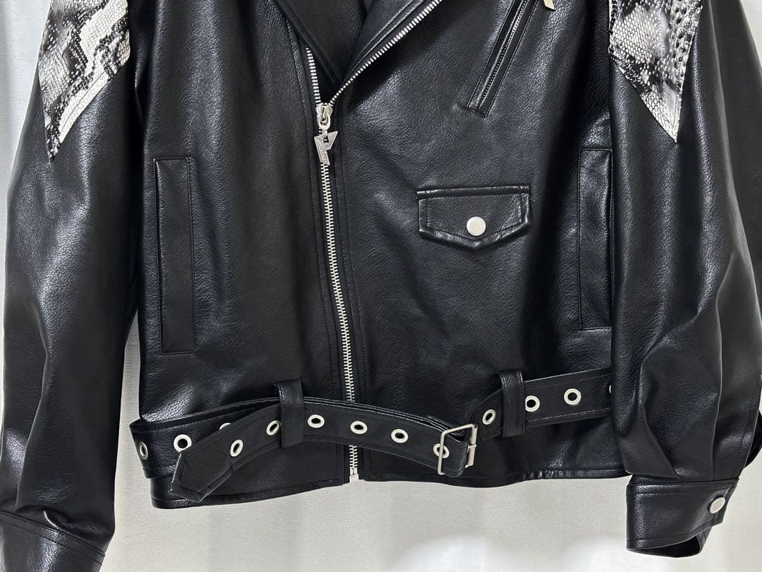 SELECT / ［PINKSPINK］パイソン柄PUレザージャケット