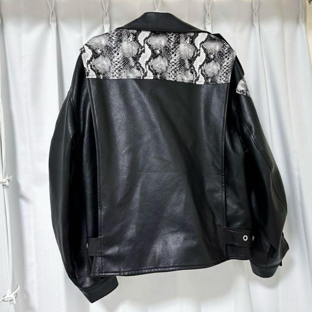 SELECT / ［PINKSPINK］パイソン柄PUレザージャケット