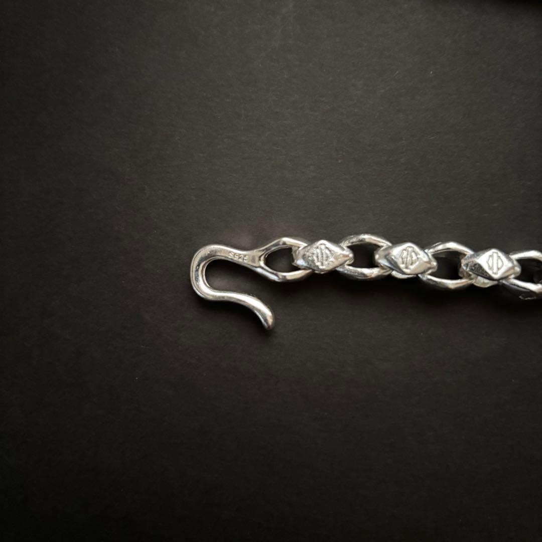 【早い者勝ち】VINTAGE メンズレトロS925銀ネックレス シルバースカル