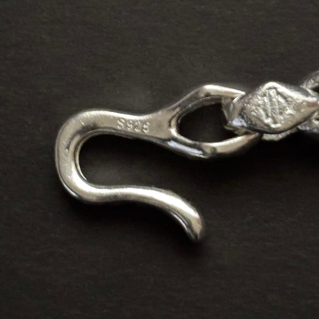 【早い者勝ち】VINTAGE メンズレトロS925銀ネックレス シルバースカル