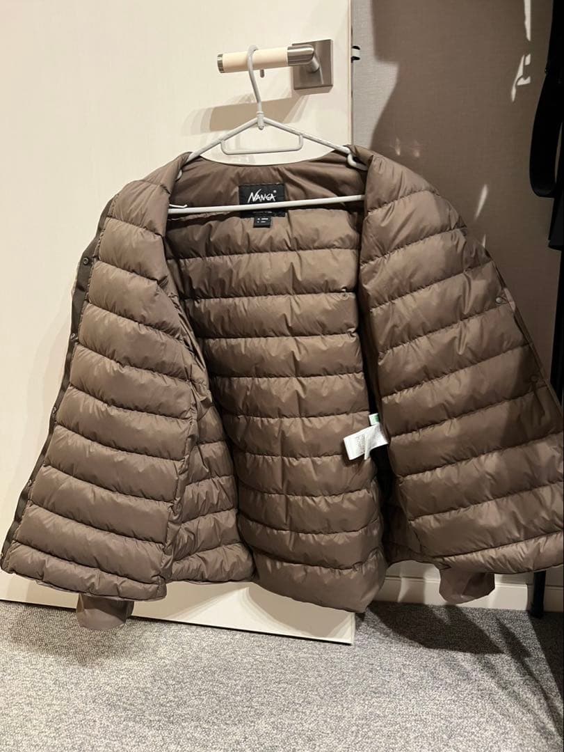 ブラウンダウンジャケット