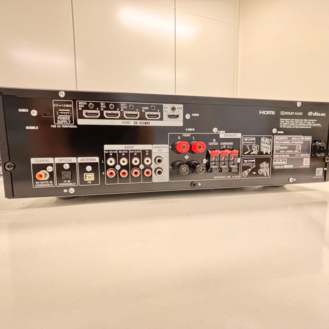 【美品・中古】SONY STR-DH590 マルチチャンネルインテグレートアンプ