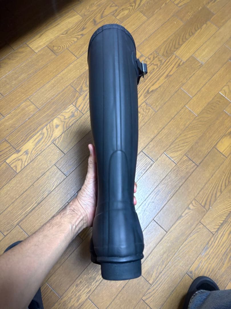 HUNTER ハンター ブラック ロングレインブーツ UK 5(24cm)