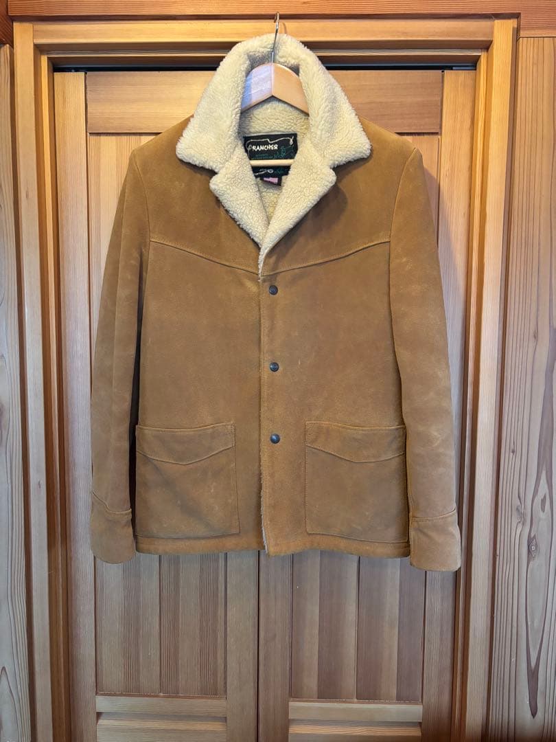 n*o様 最終値下げ！ schott スエード ボア付きジャケット ブラウン