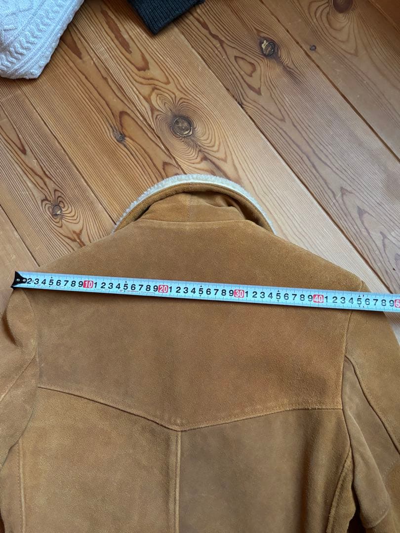 n*o様 最終値下げ！ schott スエード ボア付きジャケット ブラウン