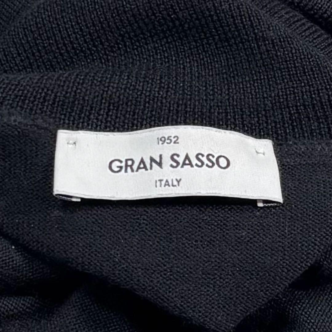 GG　グランサッソ タートルネック 長袖ニット 46サイズ ブラック