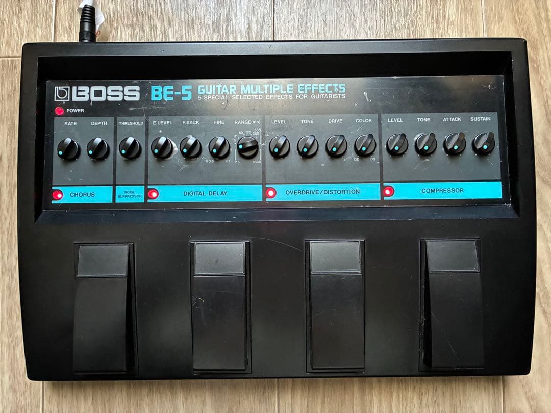 BOSS BE-5 ギターマルチエフェクター(当時の付属品ほぼあり）