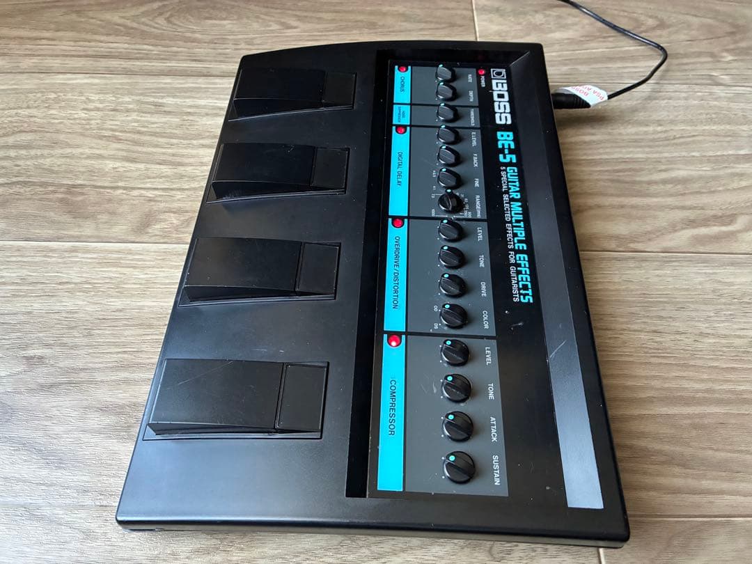 BOSS BE-5 ギターマルチエフェクター(当時の付属品ほぼあり）