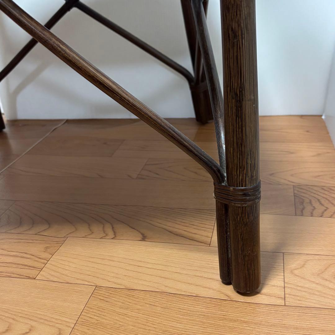 ヤマカワラタン　アームチェア　籐製　ラウンジチェア　Yamakawa