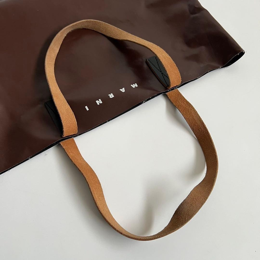 バッグ MARNI PVC TRIBECA HORIZONTAL TOTE BAG