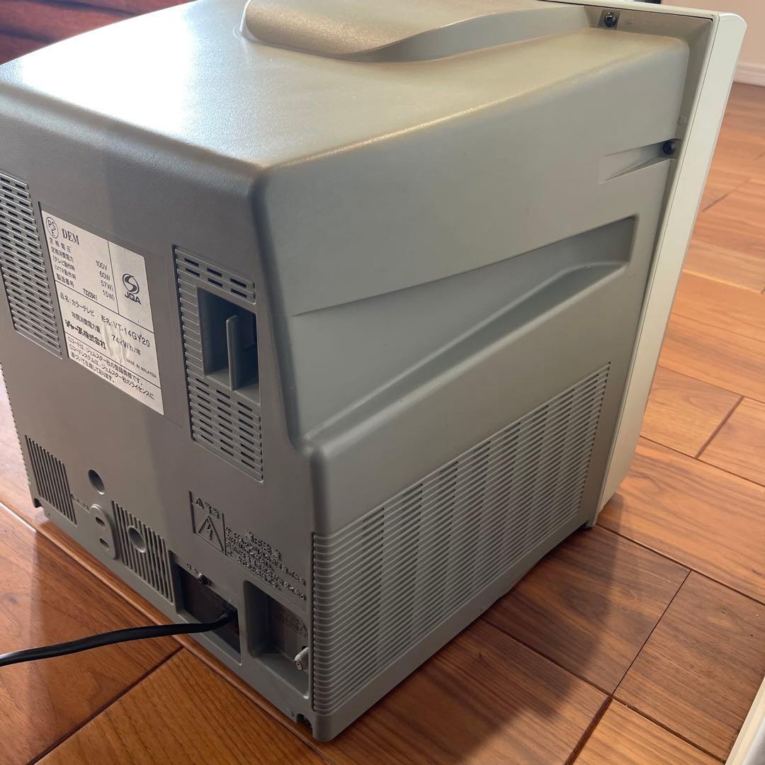 【動作品】SHARP ブラウン管テレビ VHS一体型 VT-14GY20 レトロ