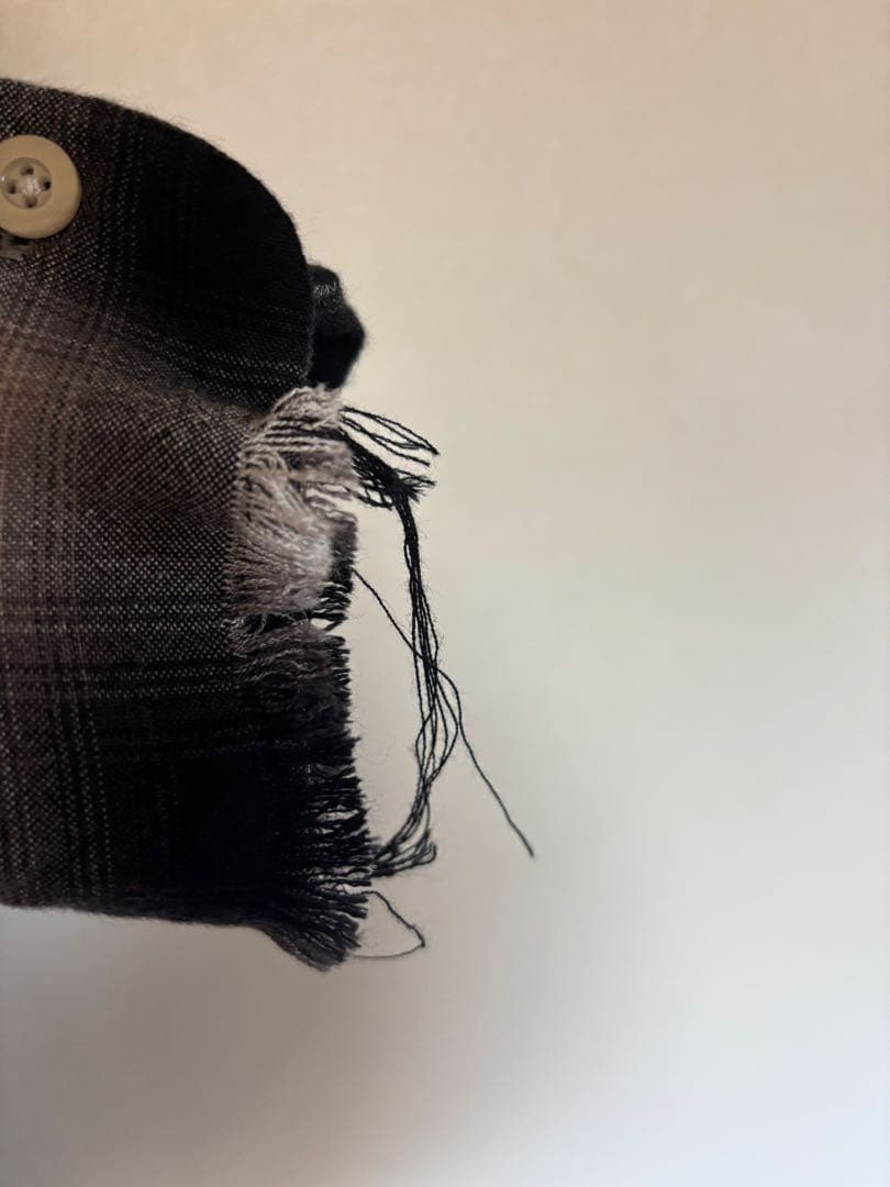 PENNEY'S TOWNCRAFT 長袖ネルシャツ ブラック・ホワイトチェック