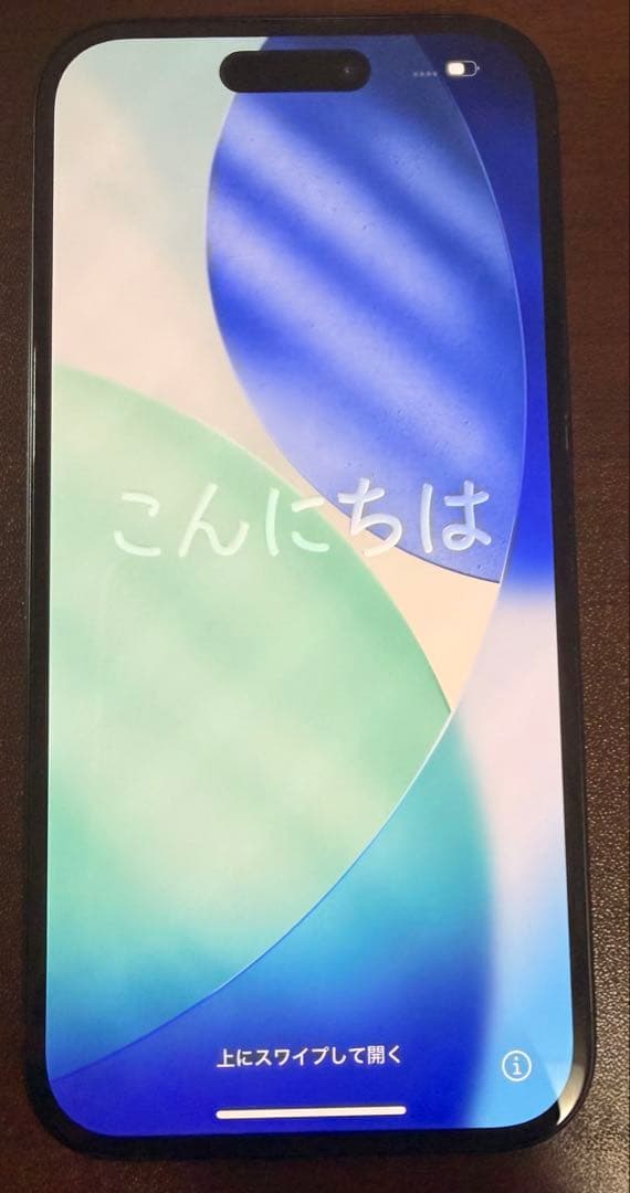 Apple iPhone 15 128G、黒色SIMフリー本体、充電ケーブル