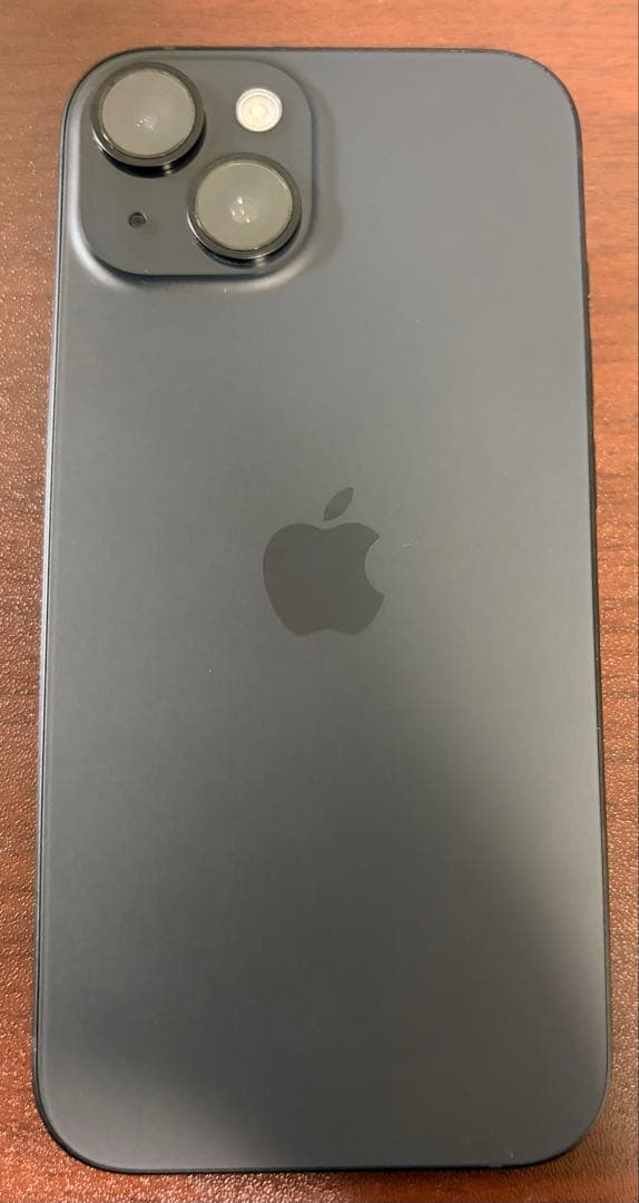 Apple iPhone 15 128G、黒色SIMフリー本体、充電ケーブル