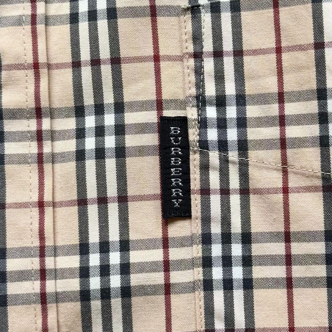 【極美品】バーバリーブラックレーベル ノバチェック 長袖シャツ 羽織り