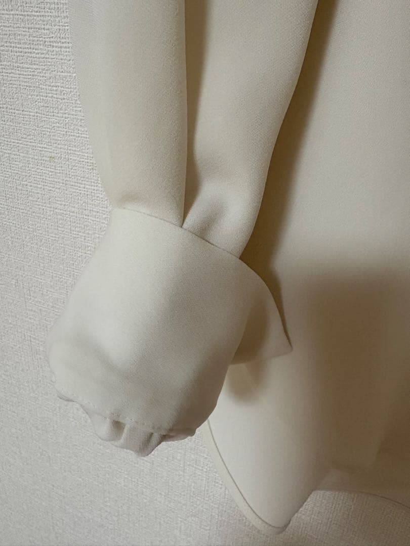 Theory セオリー　Classic Crepe スタンドカラーブラウス