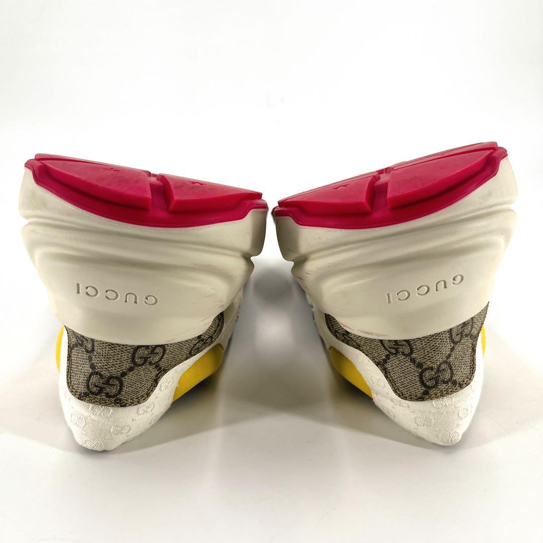 グッチ　ライトン　スニーカー　GGスプリーム　GGキャンバス　カラフル　27cm