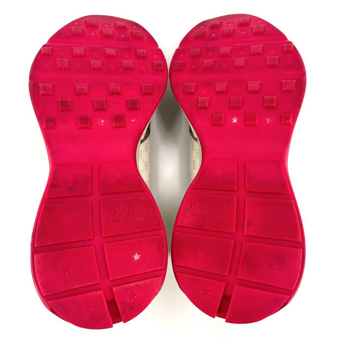 グッチ　ライトン　スニーカー　GGスプリーム　GGキャンバス　カラフル　27cm