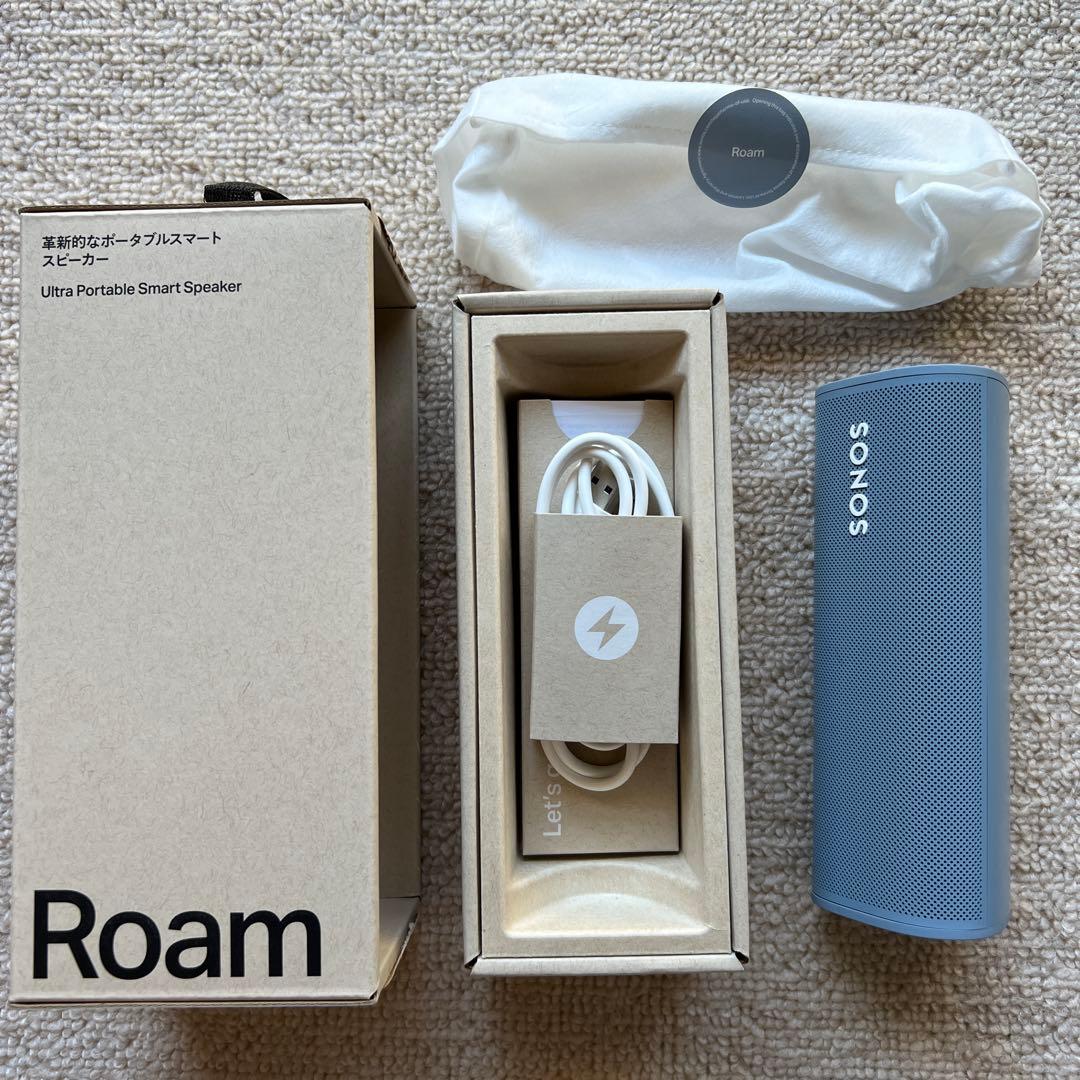 【美品】SONOS Roam ワイヤレススピーカー ウェーブ