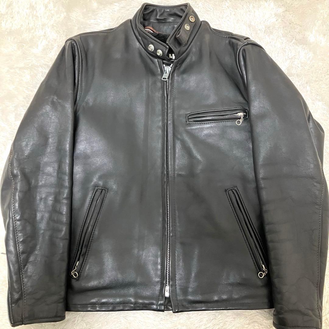 h*g様 Schott　ショット641　size36　シングルライダース　ライナ