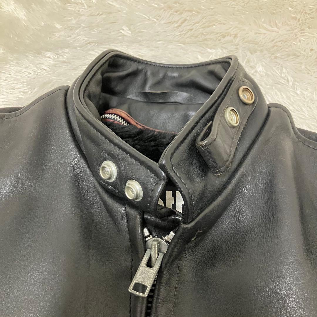 h*g様 Schott　ショット641　size36　シングルライダース　ライナ