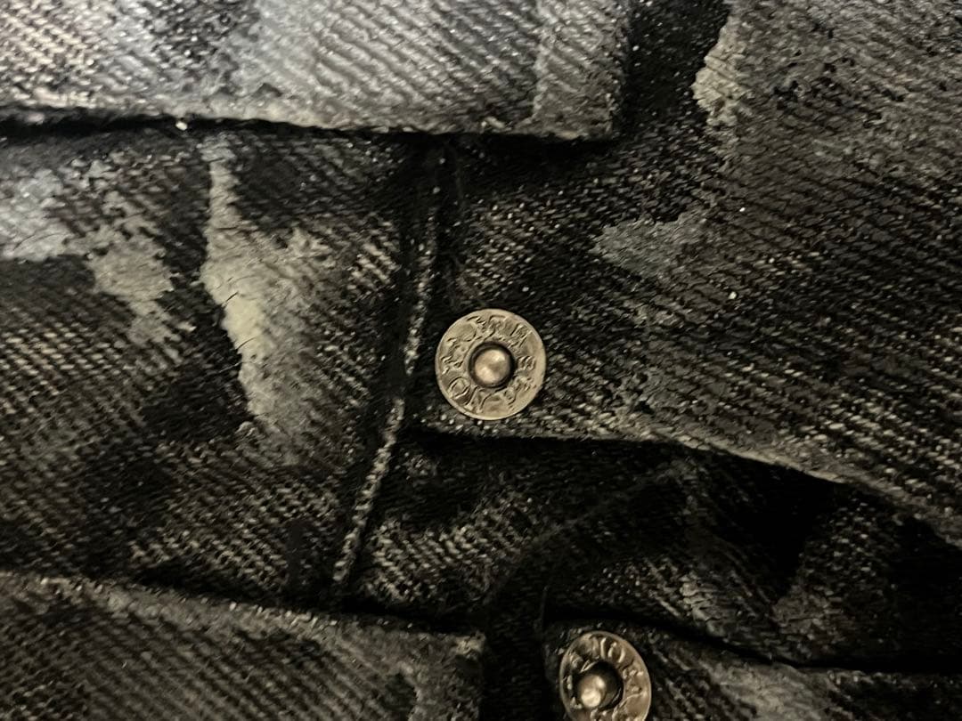 パンツ no faith studios BLACKARTISANALDUNEDENIM