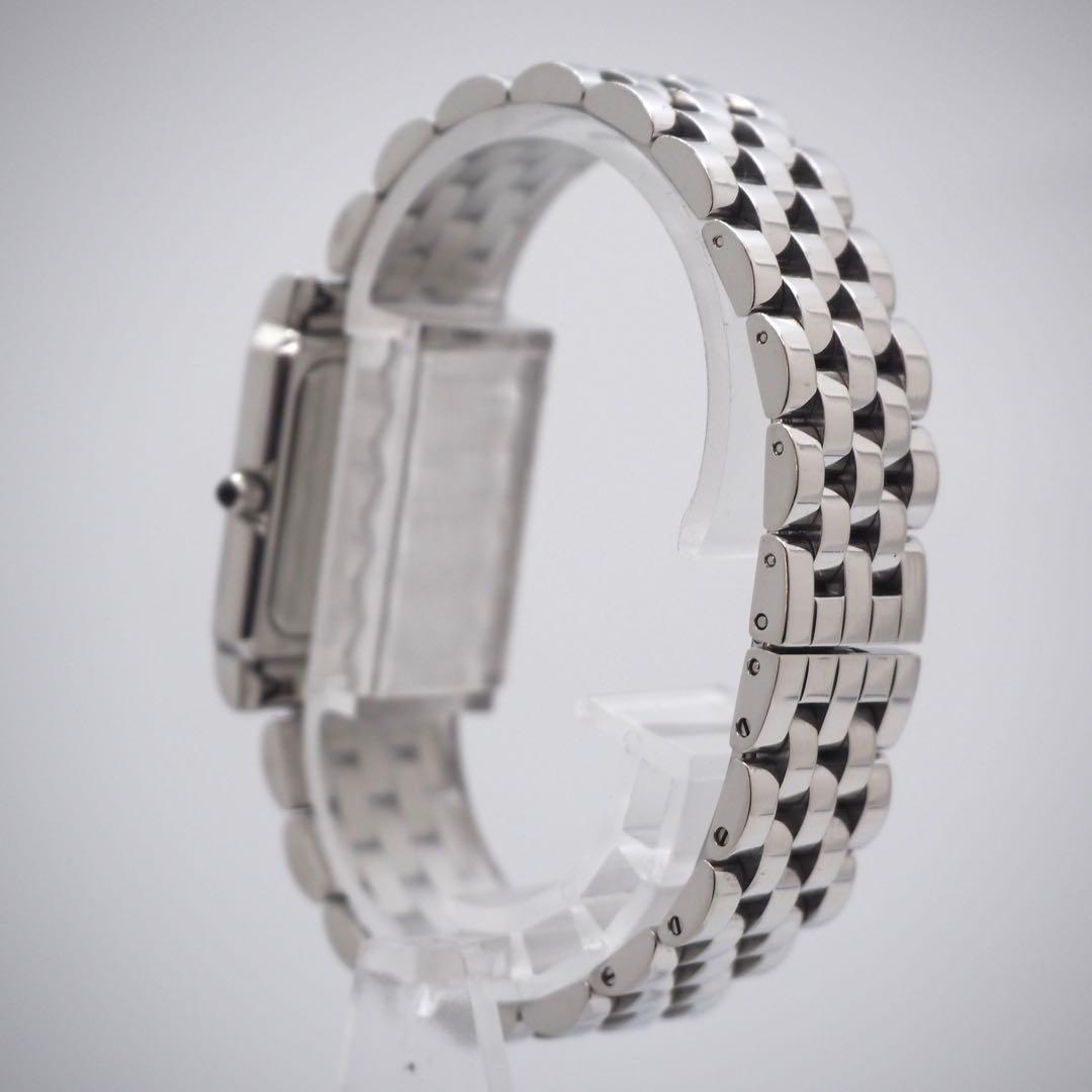 623 稼働　ティファニー　時計　クラシック　ホワイト　スクエア　レディース