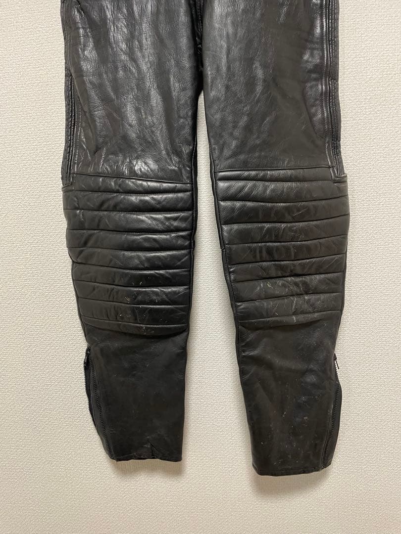 90s IMATRA ドイツ モトクロス バイカーレザーパンツ オーバーオール