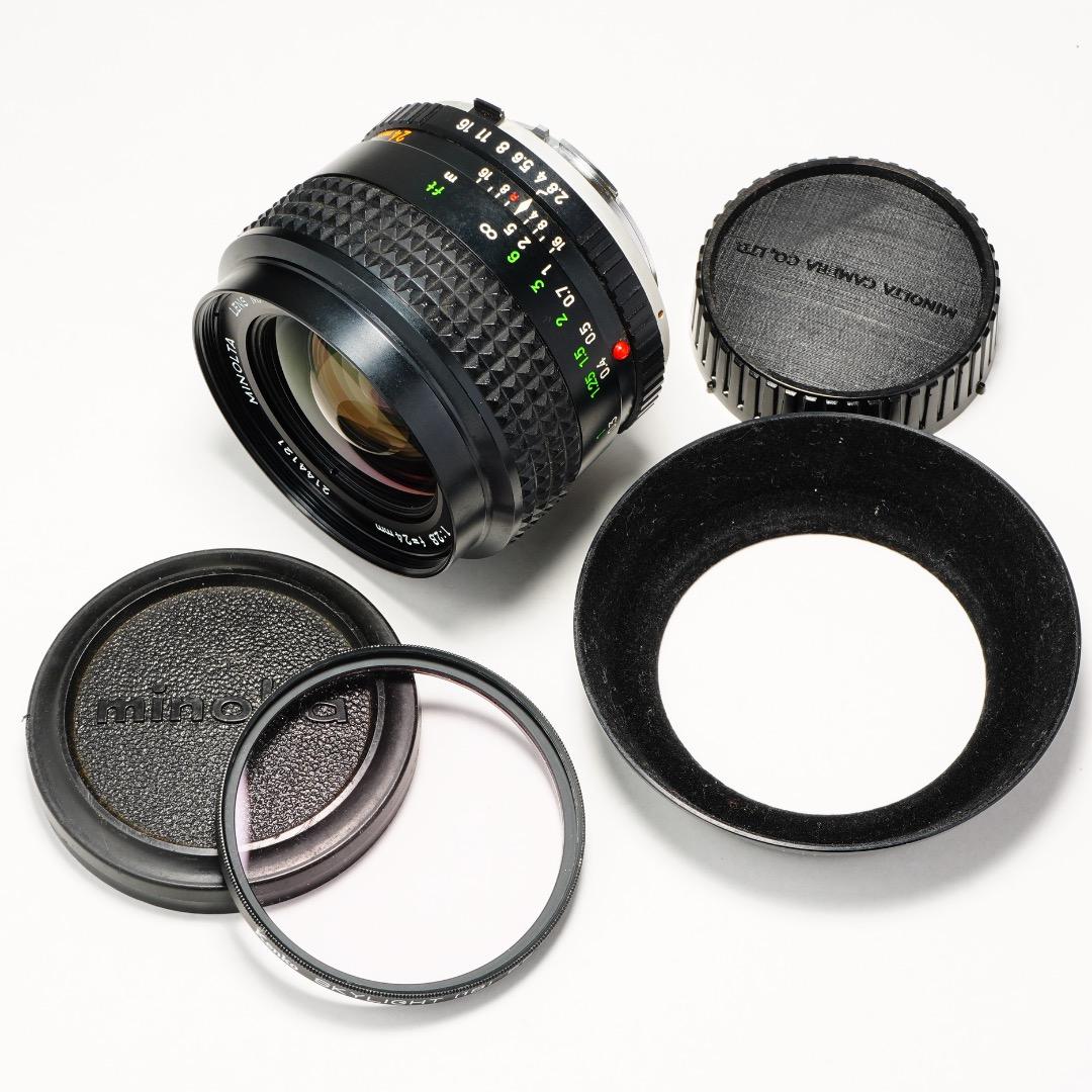希少【極美品】動作◎ ミノルタ MC W.ROKKOR 24mm F2.8 21