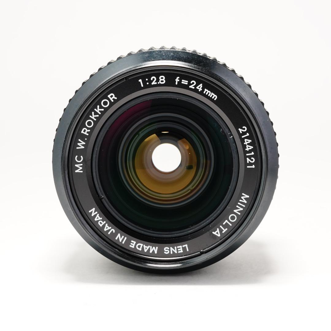 希少【極美品】動作◎ ミノルタ MC W.ROKKOR 24mm F2.8 21