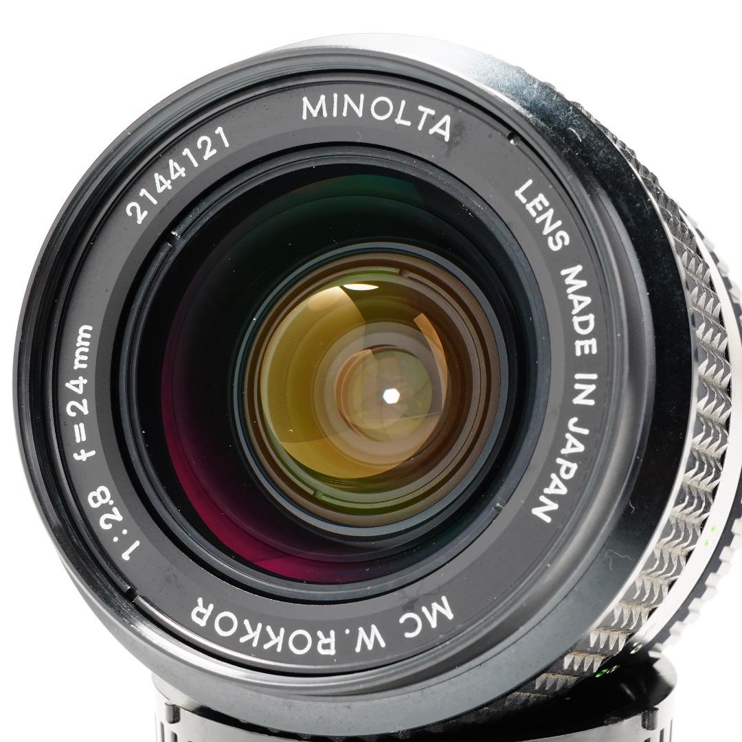 希少【極美品】動作◎ ミノルタ MC W.ROKKOR 24mm F2.8 21
