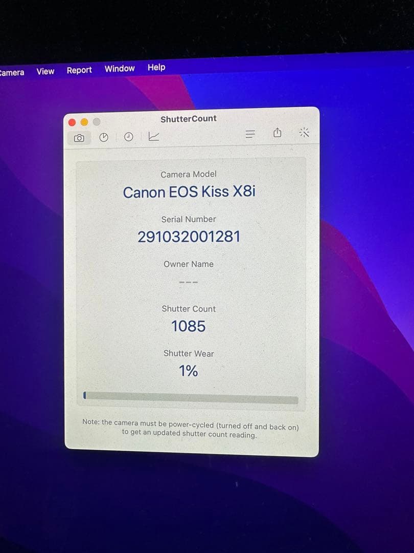 ショット数1000枚！Canon EOS Kiss X8i ダブルズームレンズ