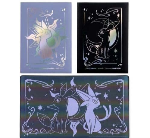 海外ポケモンセンター エーフィ&ブラッキー プレイマット デッキシールド