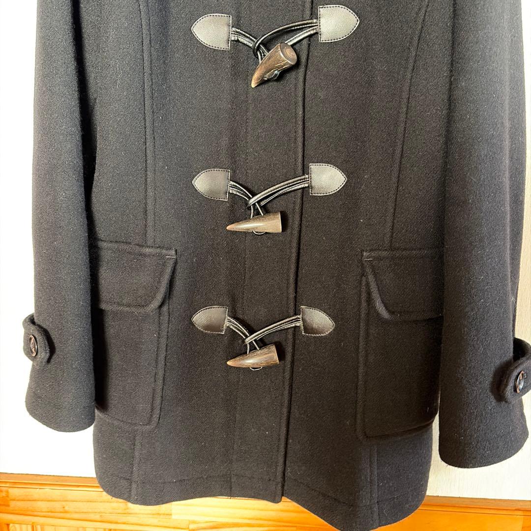 EAST BOY Venus ウール　アンゴラ混 ブラックダッフルコート