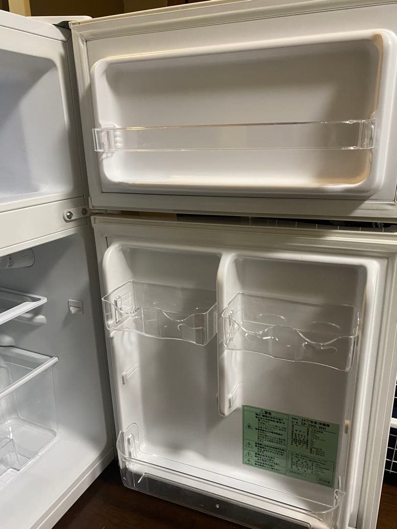 simplus 冷蔵庫 小型 2ドア 90L