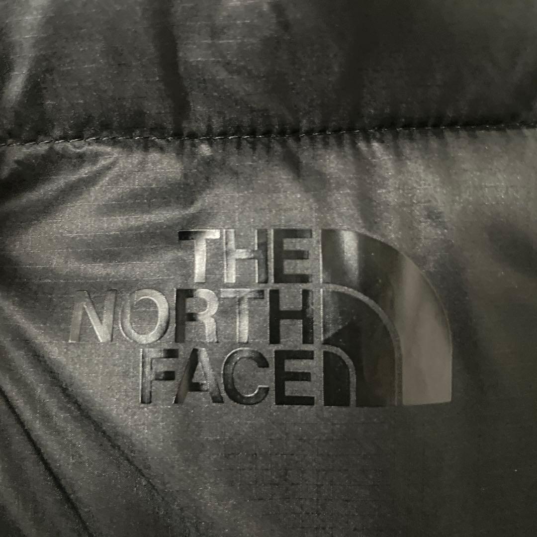 ノースフェイス　ダウンコート　フード取外可　ブラック　レディースL