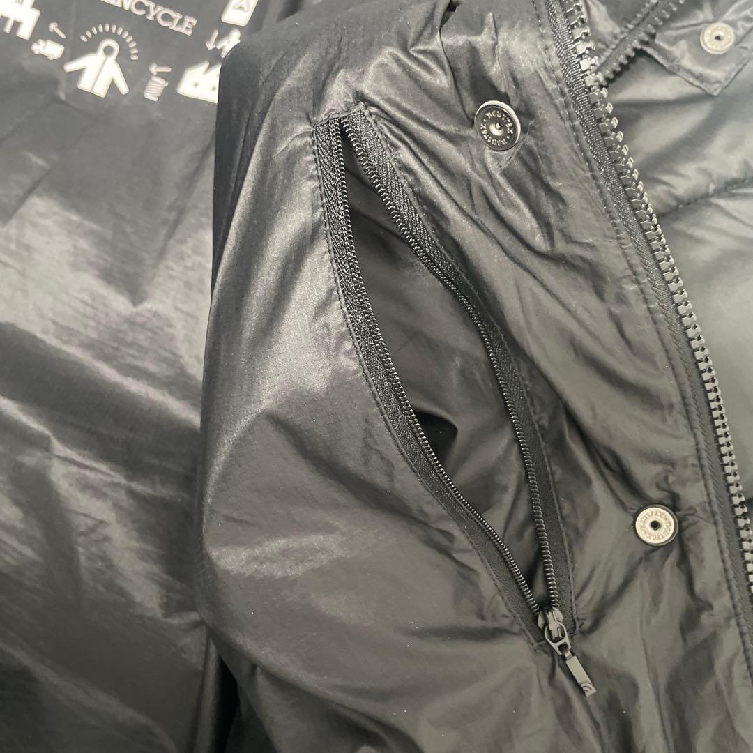 ノースフェイス　ダウンコート　フード取外可　ブラック　レディースL