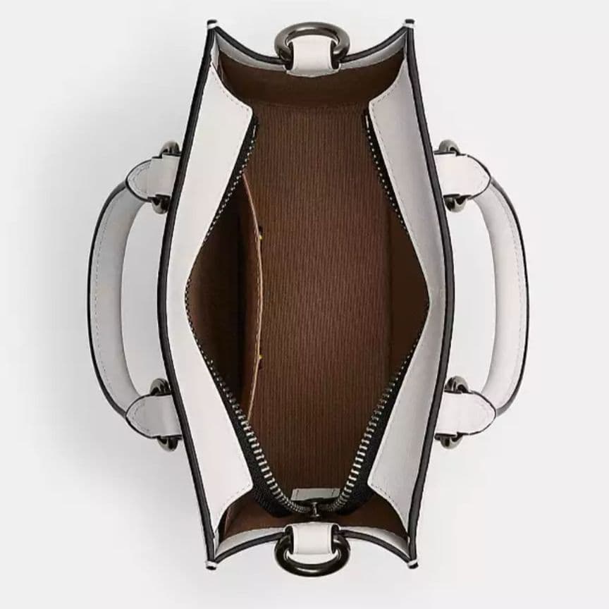 【美品】COACH 2wayディラン トート バッグ・ヴァーシティ ストライプ