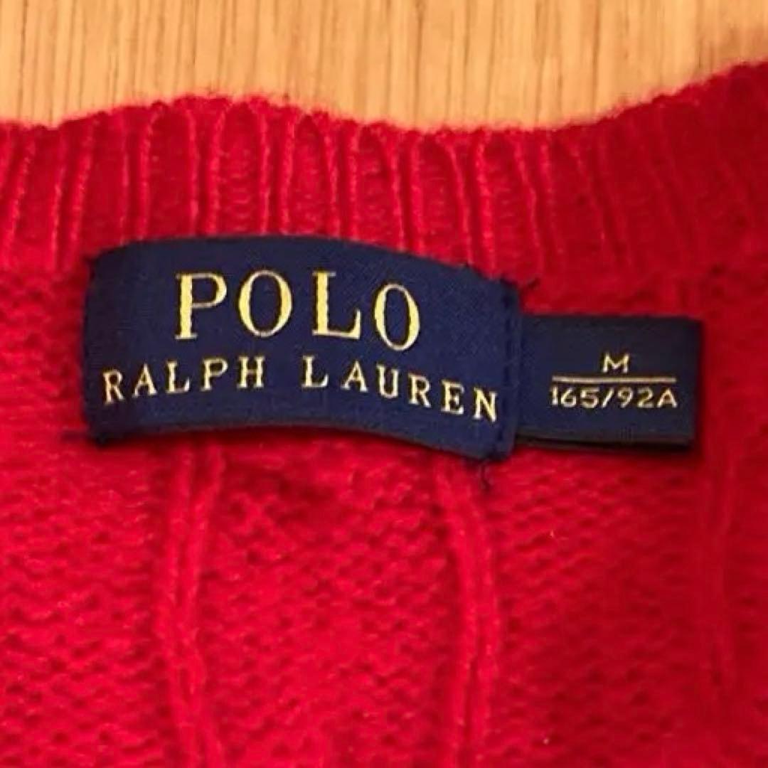 chiko様ラルフローレン ウール カシミヤ ケーブルニット クルーネック