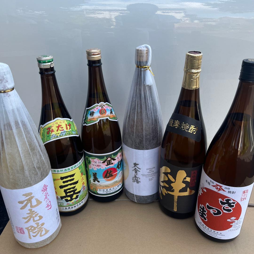 元老院　三岳　伊佐美　大金の露　 絆　佐藤酒造さつま