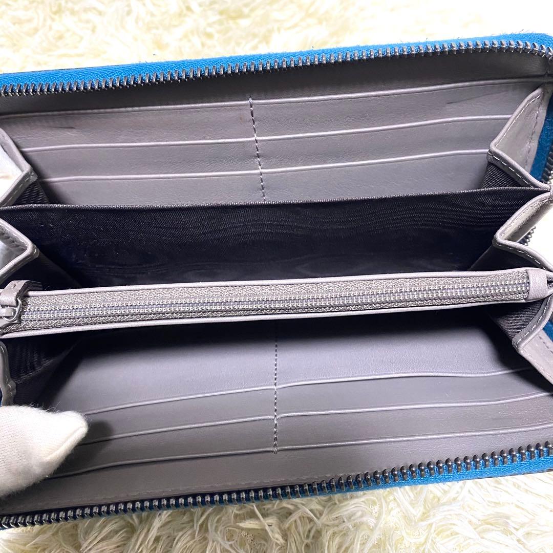 美品✨ GUCCI グッチ マイクロシマ 長財布 ラウンドジップ GG パテント