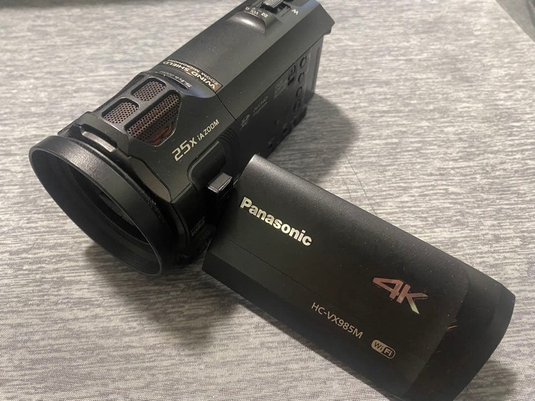 【ジャンク】Panasonic　HC-VX985M 4K ビデオカメラ