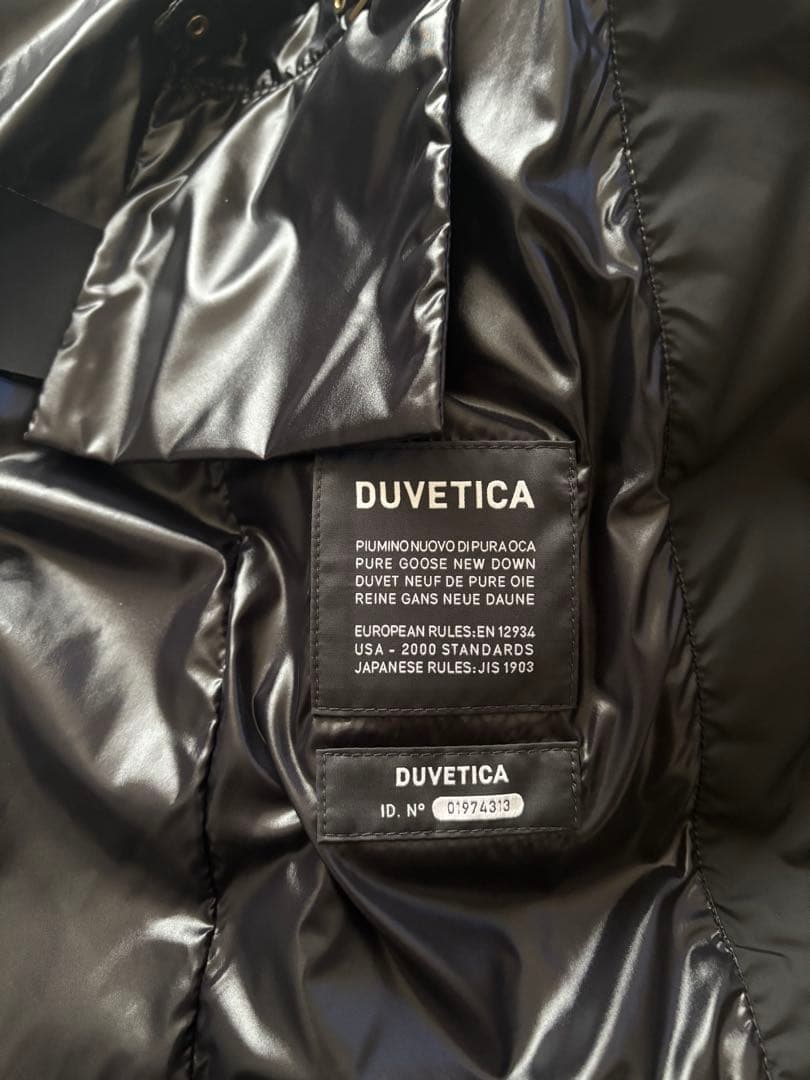 DUVETICA ラビットファー 付きダウン　ブラック