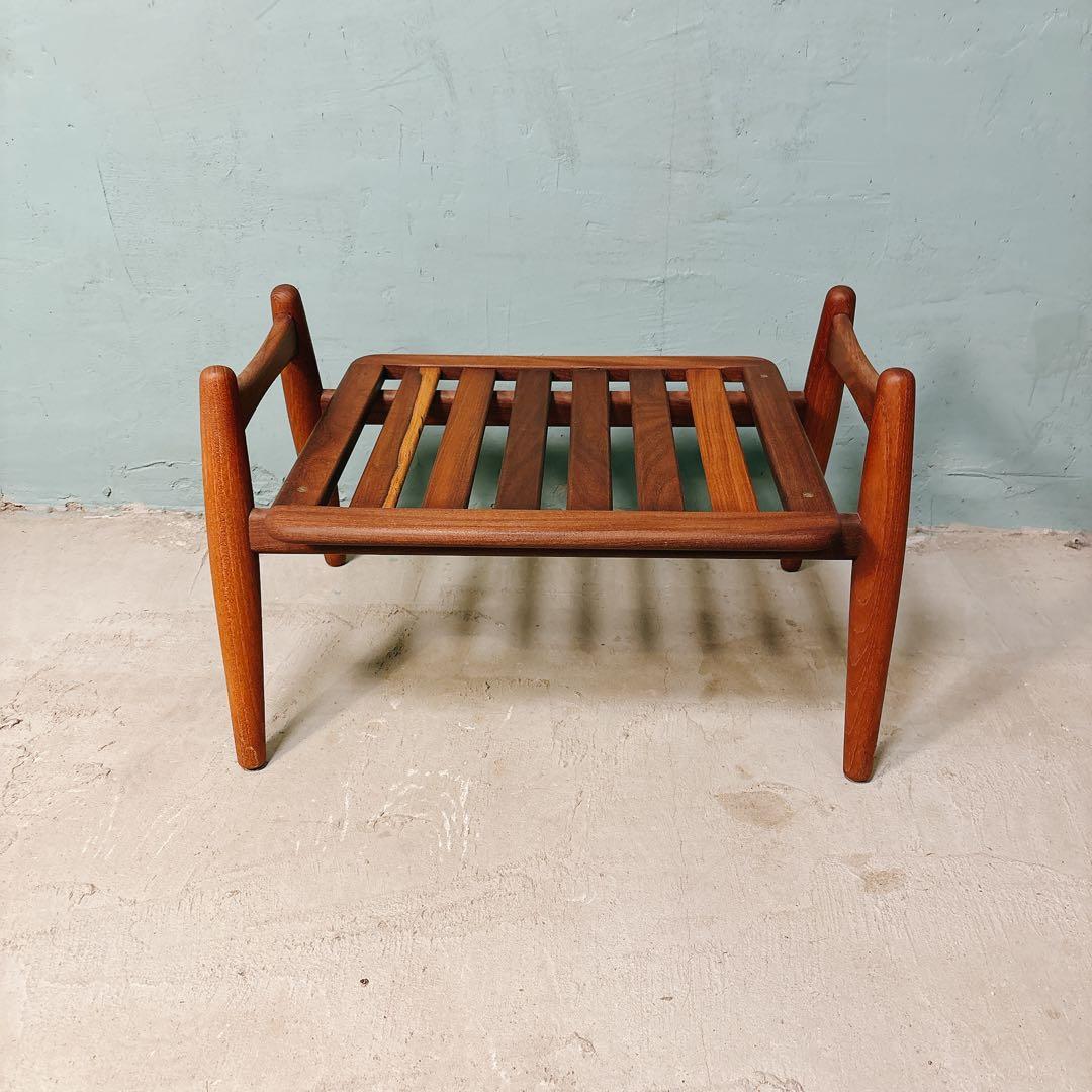 ウェグナー　GE240 オットマン　チーク材　北欧家具　北欧ビンテージ