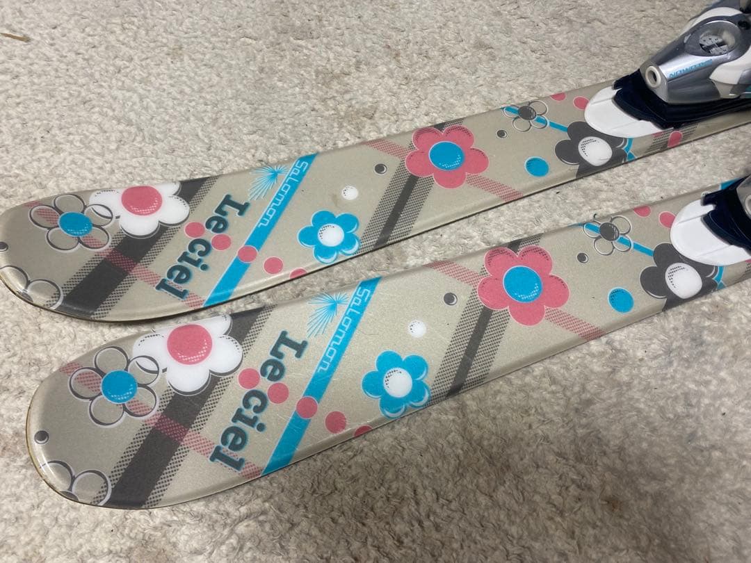 サロモン ツインチップミッドスキーセット131cm ブーツ 26cm中古