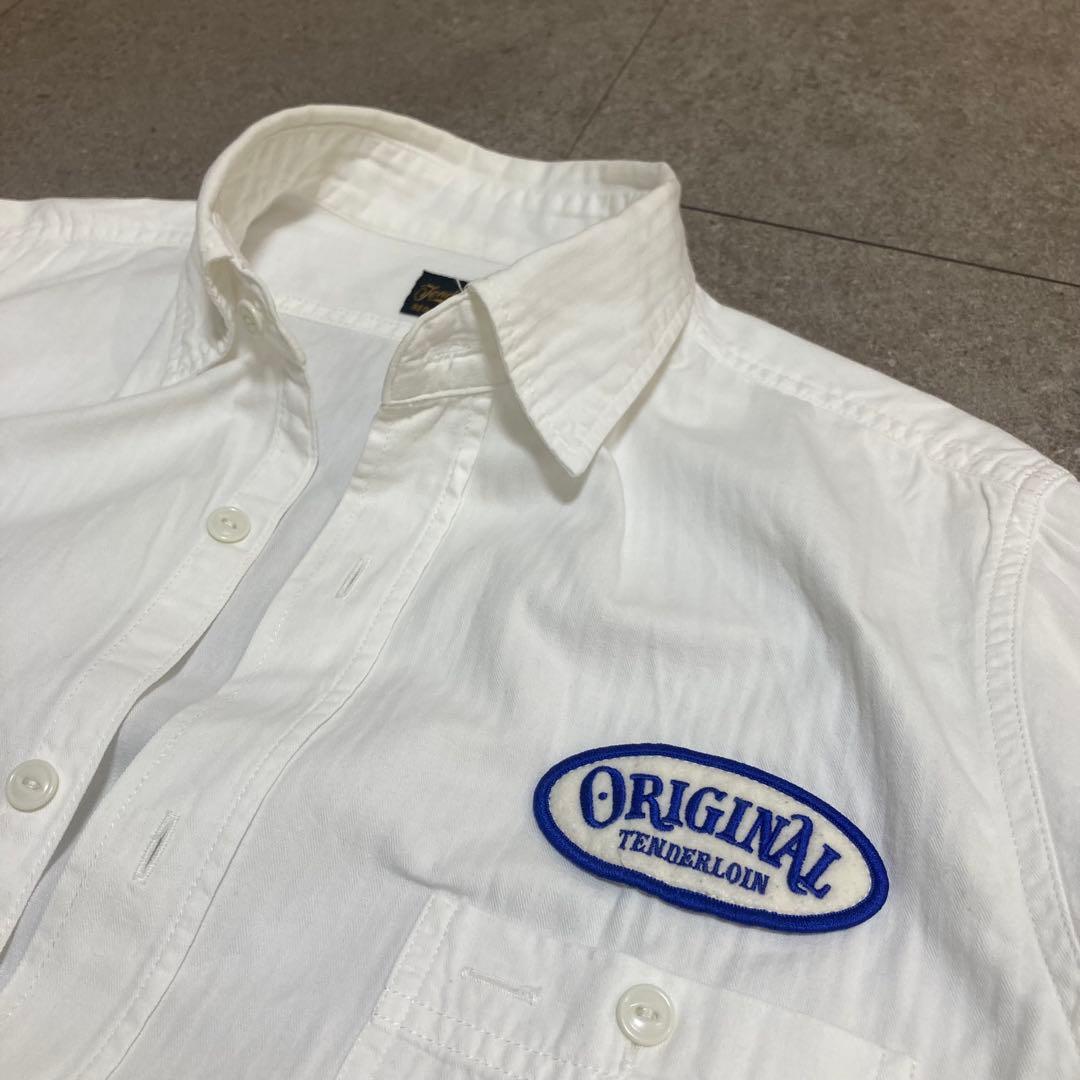 【TENDERLOIN】ワークシャツ original ワッペン Sサイズ
