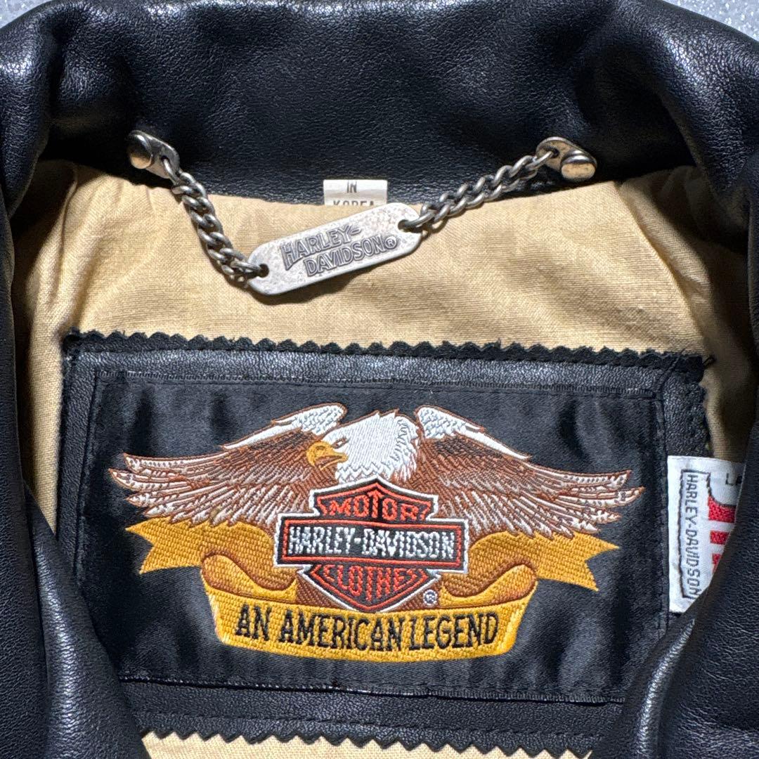 鬼レア　極美品　90s Harley-Davidson ライダースコート　黒