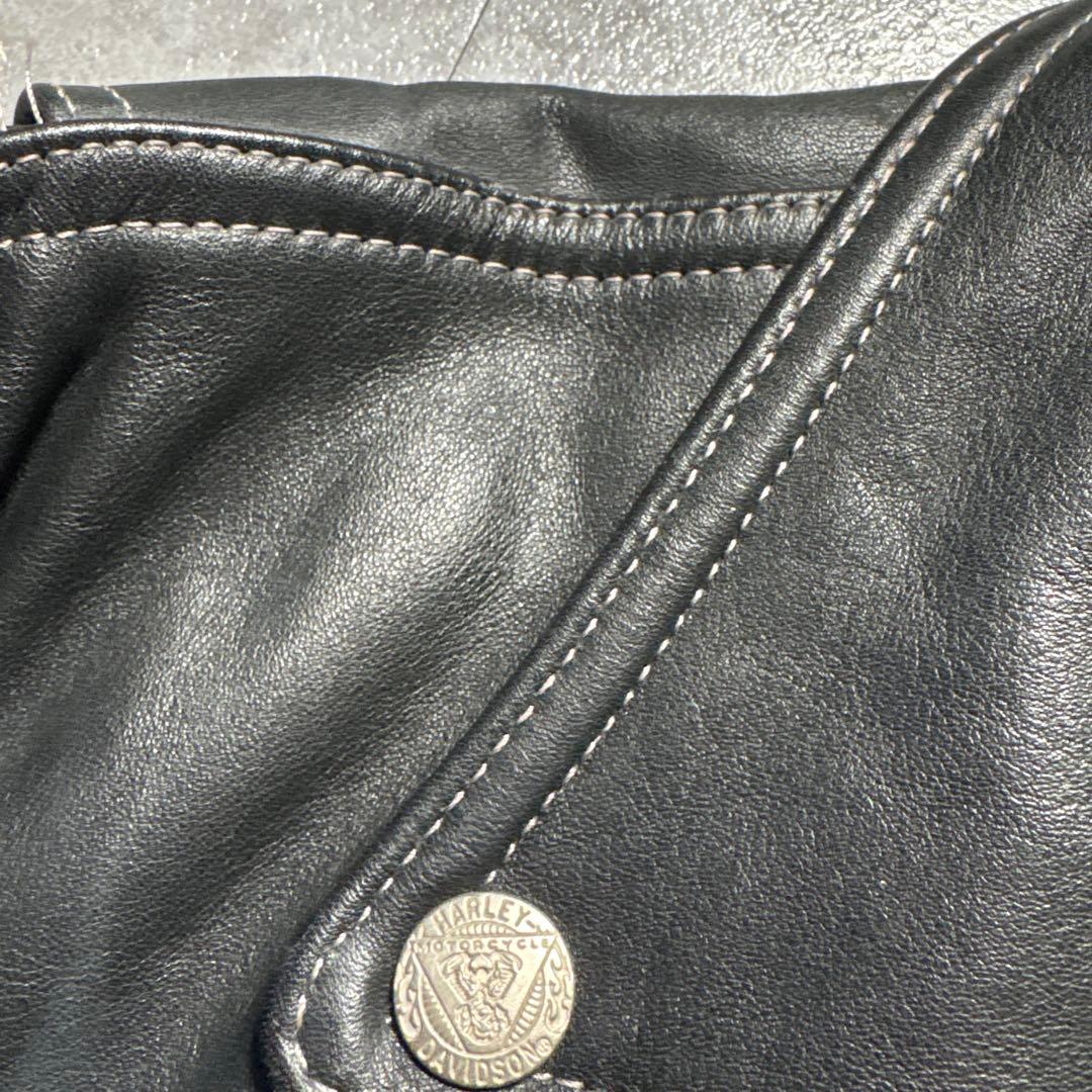 鬼レア　極美品　90s Harley-Davidson ライダースコート　黒