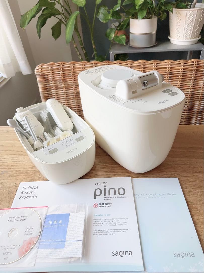 【美品】美顔器　saqina pino くし管付き　サキナ　ピノ